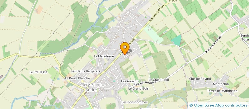localisation de l'entreprise SCI HEIDI à JOUY-LE-POTIER