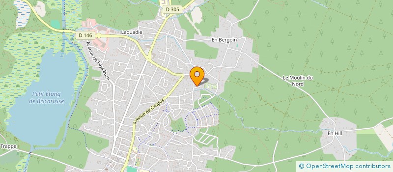 localisation de l'entreprise SCI HEILIGENSTEIN  BISCARROSSE