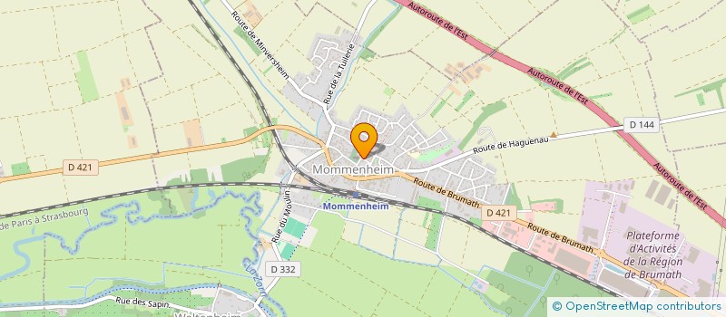localisation de l'entreprise SCI HEIM  MOMMENHEIM