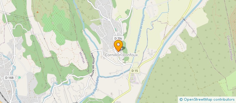 localisation de l'entreprise SCI HEIMANA à CORNILLON-CONFOUX