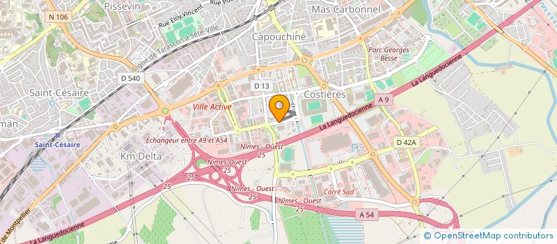 localisation de l'entreprise SCI HEINRICH  NIMES