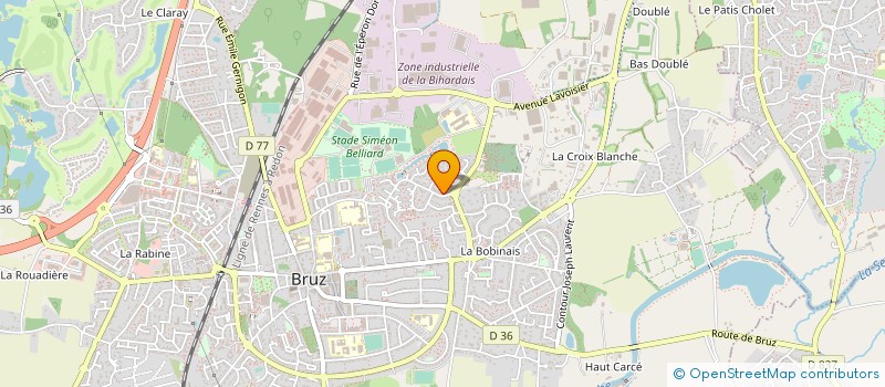 localisation de l'entreprise SCI HEINRY  BRUZ