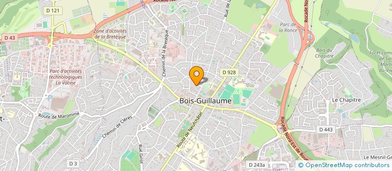 localisation de l'entreprise SCI HEISENBERG à BOIS-GUILLAUME