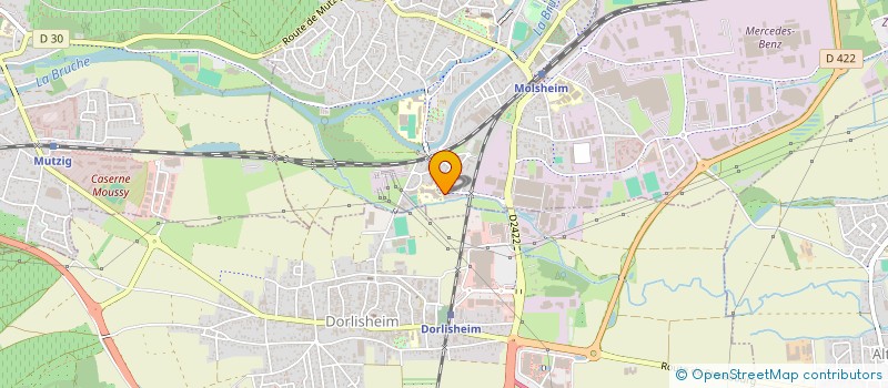 localisation de l'entreprise SCI HEITZ  MOLSHEIM