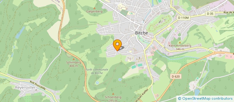 localisation de l'entreprise SCI HEITZMANN à BITCHE