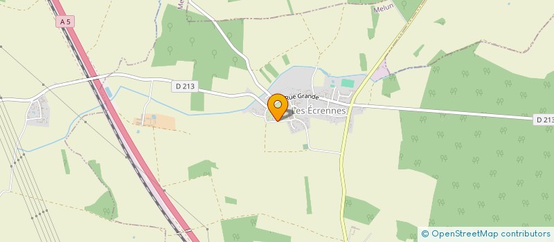 localisation de l'entreprise SCI HEJAR  LES ECRENNES