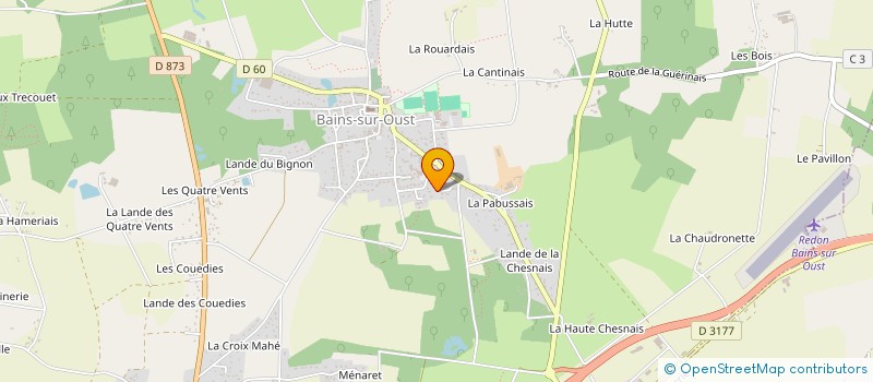 localisation de l'entreprise SCI HEJUDE  BAINS-SUR-OUST