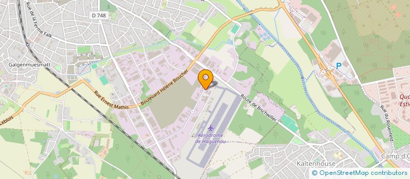 localisation de l'entreprise SCI HEKA SAINT EXUPERY  HAGUENAU