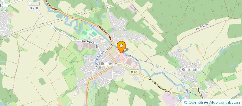 localisation de l'entreprise SCI HEKAMIAH  HIRSINGUE