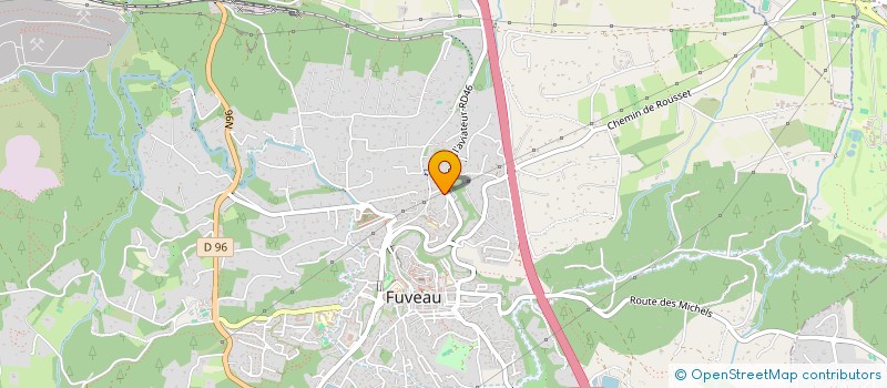 localisation de l'entreprise SCI HEKATE  FUVEAU