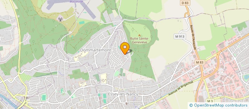 localisation de l'entreprise SCI HEL  ESSEY-LES-NANCY