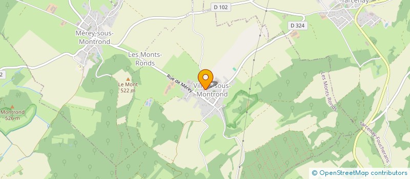 localisation de l'entreprise SCI HELA  LES MONTS-RONDS