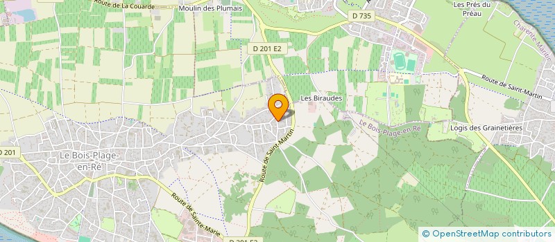 localisation de l'entreprise SCI HELA  LE BOIS-PLAGE-EN-RE