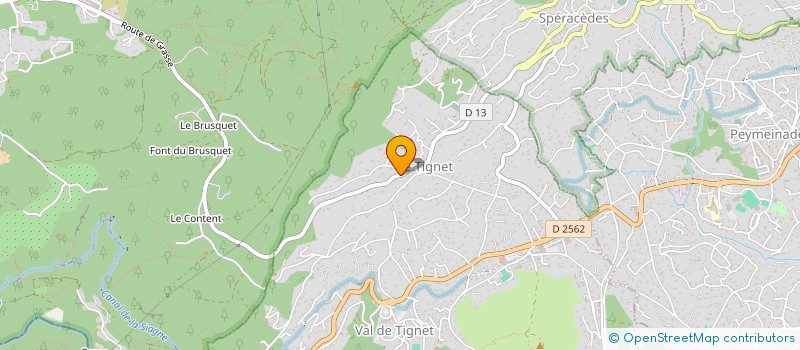 localisation de l'entreprise SCI HELA à SAINT-CEZAIRE-SUR-SIAGNE