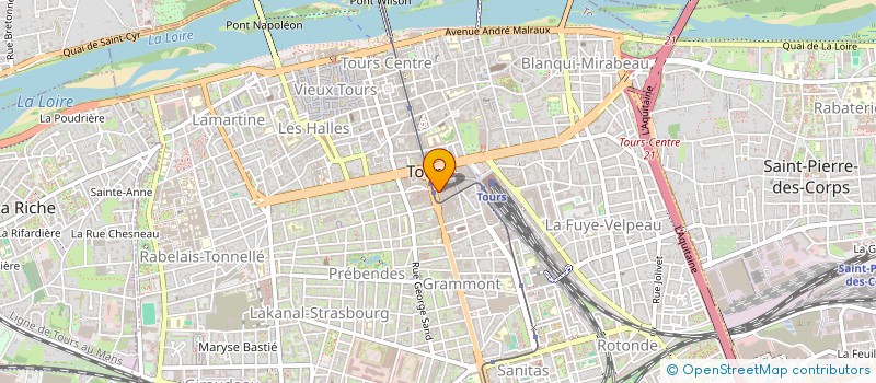 localisation de l'entreprise SCI HELA  TOURS