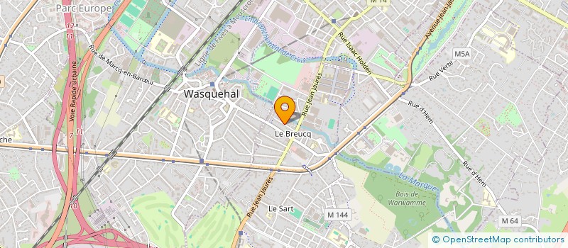 localisation de l'entreprise SCI HELA à VILLENEUVE-D'ASCQ