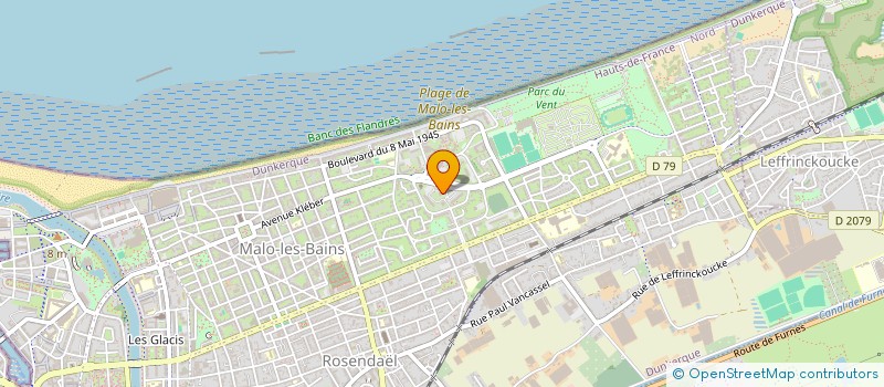 localisation de l'entreprise SCI HELAN à DUNKERQUE