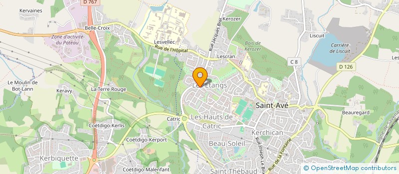 localisation de l'entreprise SCI HELANIG  SAINT-AVE