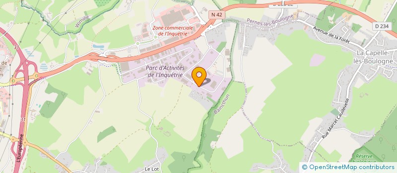 localisation de l'entreprise SCI HELANN à SAINT-MARTIN-BOULOGNE