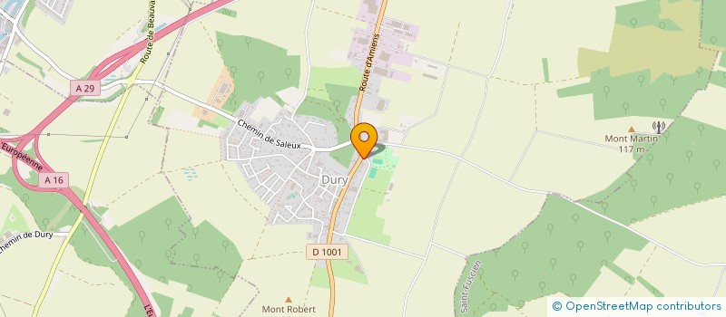 localisation de l'entreprise SCI HELAUCLA  DURY