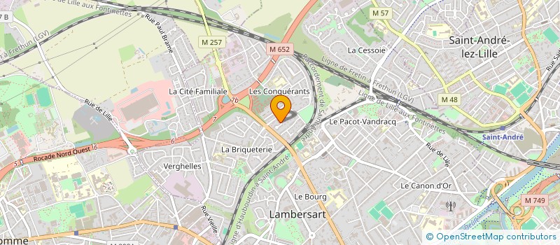 localisation de l'entreprise SCI HELDA à LAMBERSART