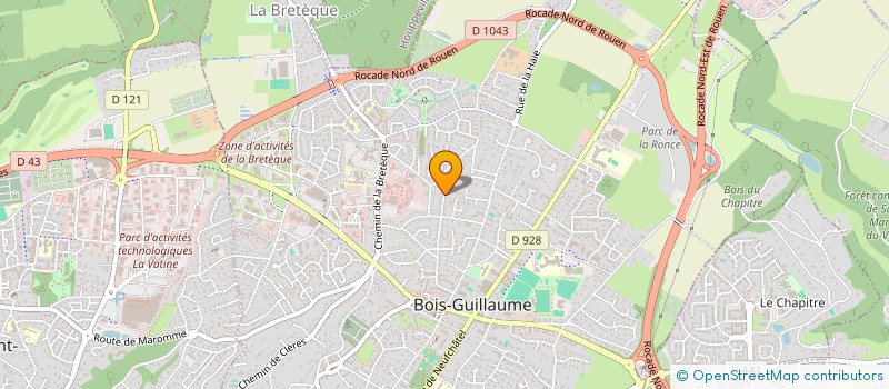 localisation de l'entreprise SCI HELDAZUR à BOIS-GUILLAUME