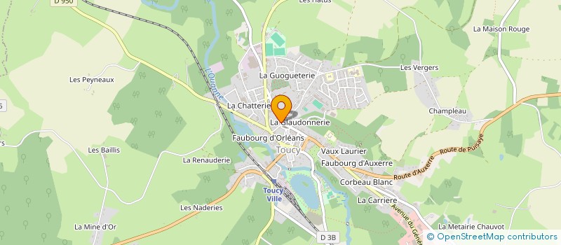 localisation de l'entreprise SCI HELDER à TOUCY