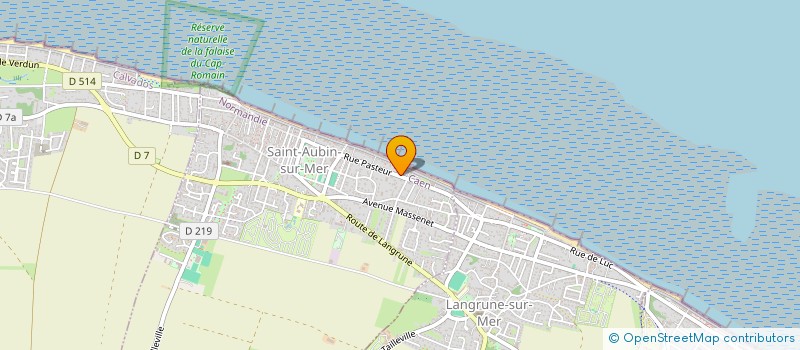 localisation de l'entreprise SCI HELEAL  SAINT-AUBIN-SUR-MER