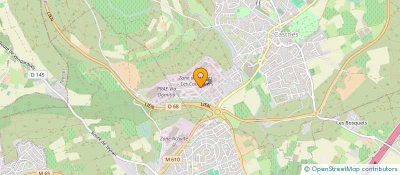 localisation de l'entreprise SCI HELEDRE  CASTRIES