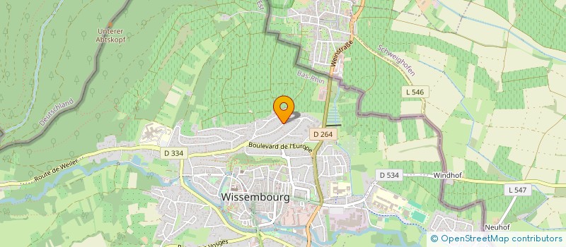 localisation de l'entreprise SCI HELENA  SURBOURG