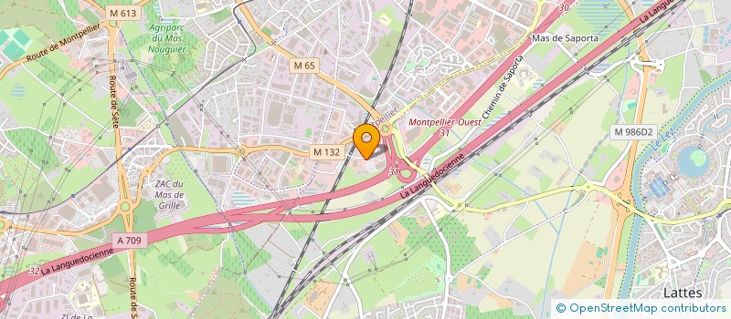 localisation de l'entreprise SCI HELENA à LATTES