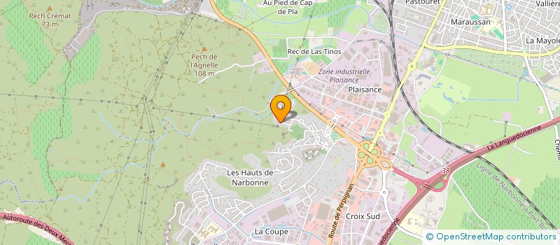 localisation de l'entreprise SCI HELENA  NARBONNE