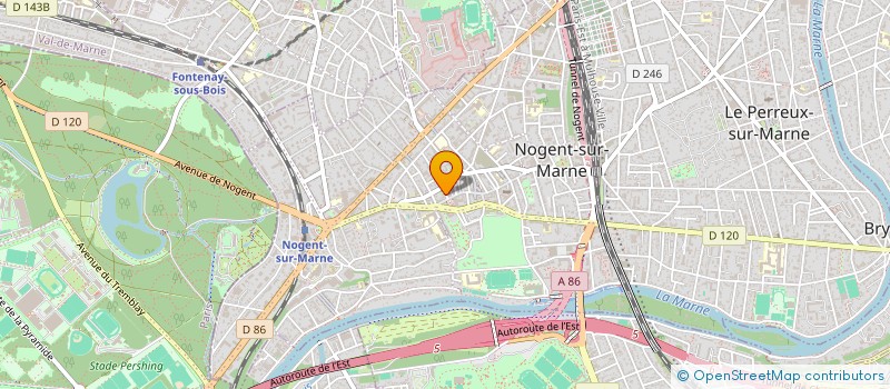 localisation de l'entreprise SCI HELENA à NOGENT-SUR-MARNE