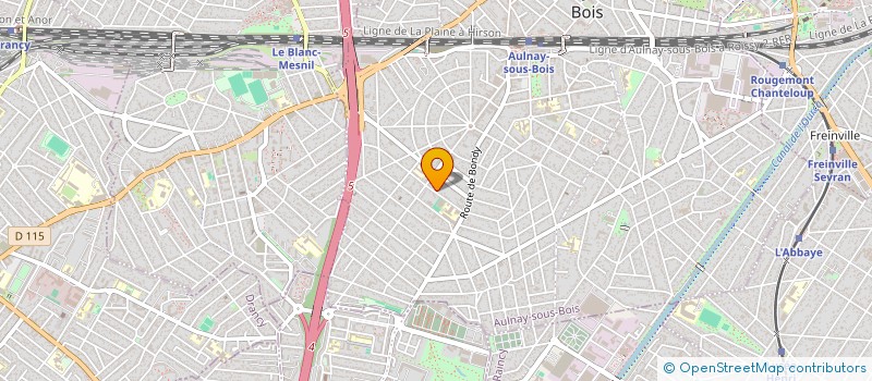 localisation de l'entreprise SCI HELENA à AULNAY-SOUS-BOIS