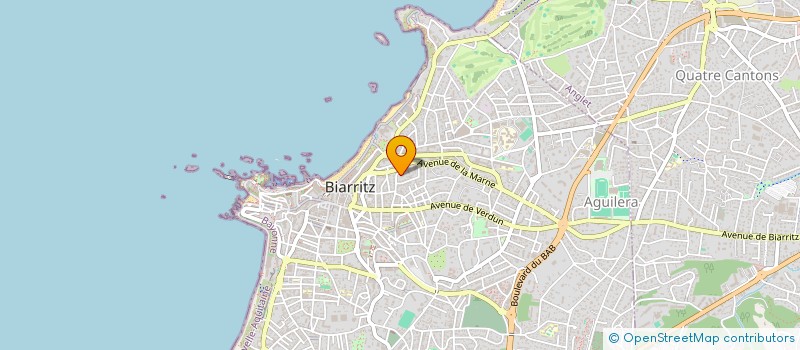 localisation de l'entreprise SCI HELENA à BIARRITZ