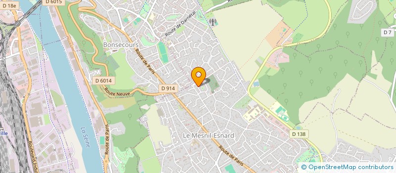 localisation de l'entreprise SCI HELENAS  LE MESNIL-ESNARD