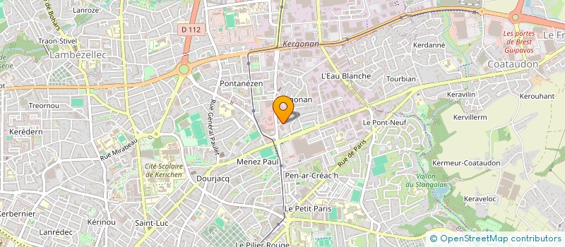 localisation de l'entreprise SCI HELENDIS  BREST