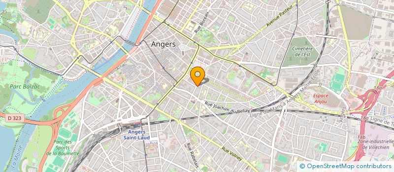 localisation de l'entreprise SCI HELENE  ANGERS