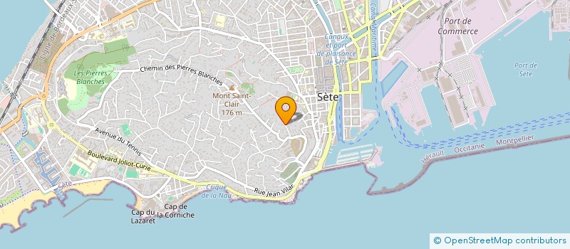 localisation de l'entreprise SCI HELENE  SETE