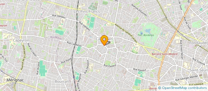 localisation de l'entreprise SCI HELENE  CARCANS