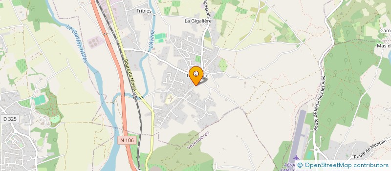 localisation de l'entreprise SCI HELENE  SAINT-HILAIRE-DE-BRETHMAS