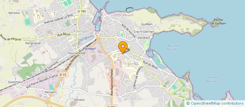 localisation de l'entreprise SCI HELENE  PAIMPOL