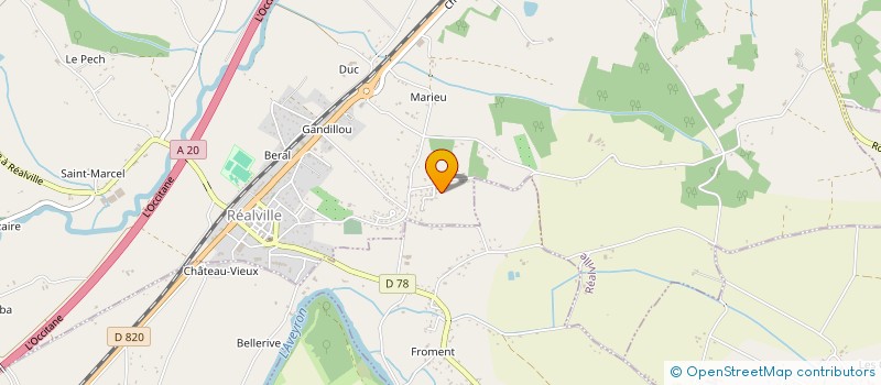 localisation de l'entreprise SCI HELENE  REALVILLE