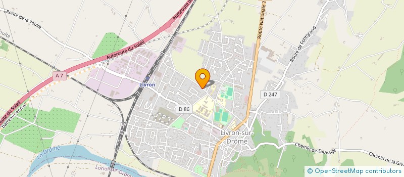 localisation de l'entreprise SCI HELENE  LIVRON-SUR-DROME