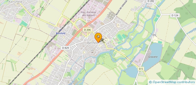 localisation de l'entreprise SCI HELENE  BENFELD