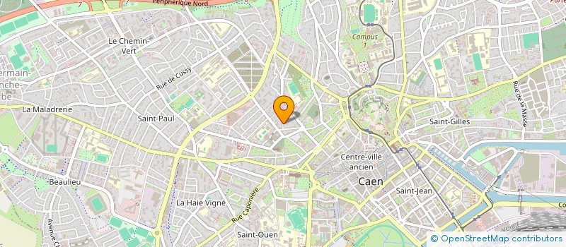 localisation de l'entreprise SCI HELENE  CAEN