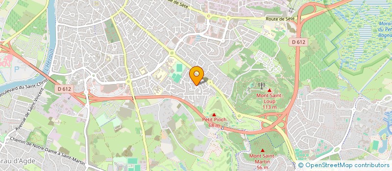 localisation de l'entreprise SCI HELENE  AGDE
