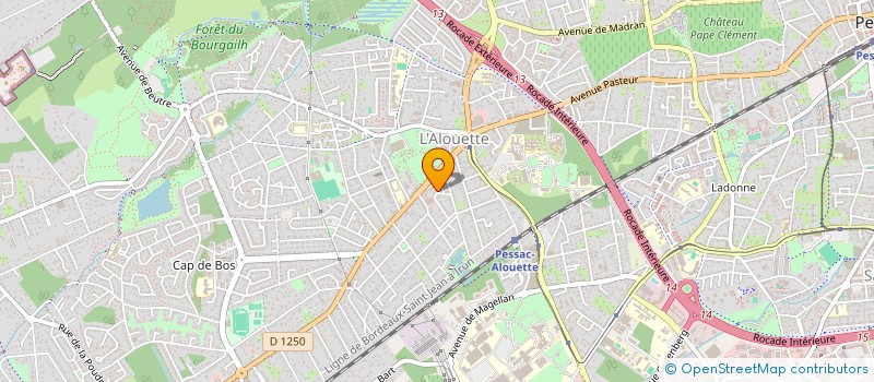 localisation de l'entreprise SCI HELENE  PESSAC