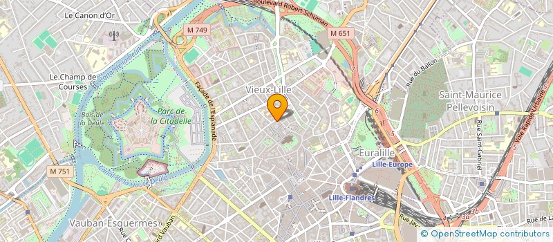 localisation de l'entreprise SCI HELENE MANIGLIER à LILLE