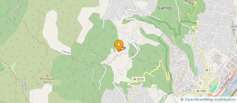 localisation de l'entreprise SCI HELENOS à CARROS